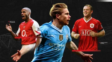 أفضل 25 لاعباً في الدوري الإنجليزي بالقرن الحادي والعشرين بقيادة تييري هنري ودي بروين